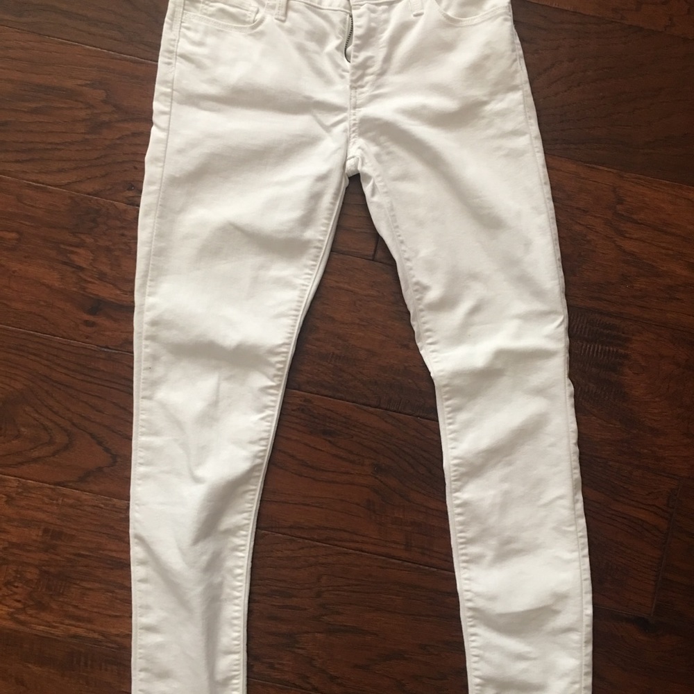 Banana republic white jeans